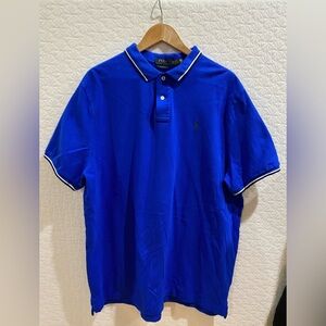 Polo Ralph Lauren Men’s Polo short sleeve classes fit size XXL , bright blue